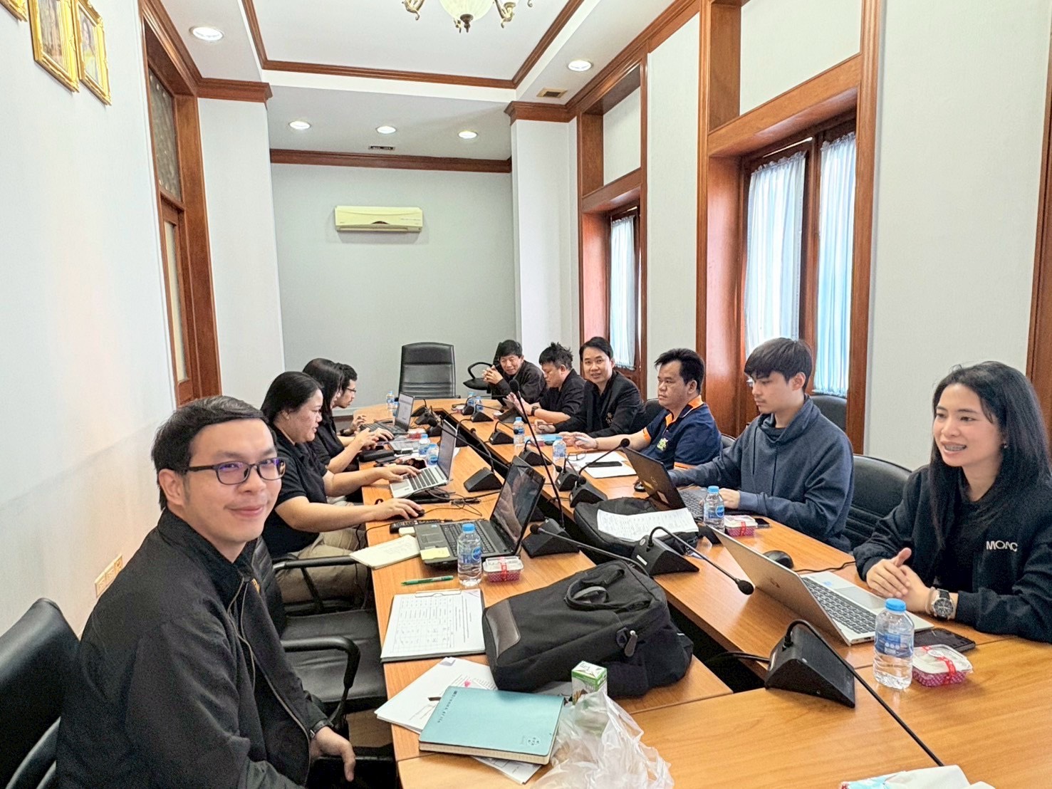 title - ร่วมประชุมคณะทำงานพัฒนาระบบงานดิจิทัลกระบวนงานด้านการตรวจสอบและรับรองมาตรฐานสินค้าเกษตรในเขตปฏิรูปที่ดิน ครั้งที่ 1/2569 พร้อมมีการร่วมประชุมผ่านระบบออนไลน์ ZOOM Meeting 